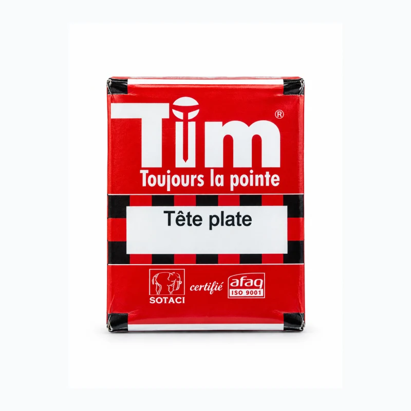 pointe tête plate